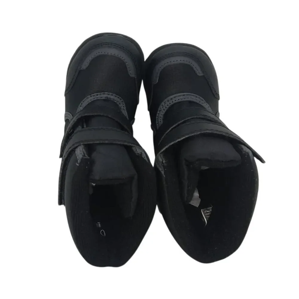 RUGGED OUTBACK Toddler Boys Black Lined Easy Close Boots - Size: 5